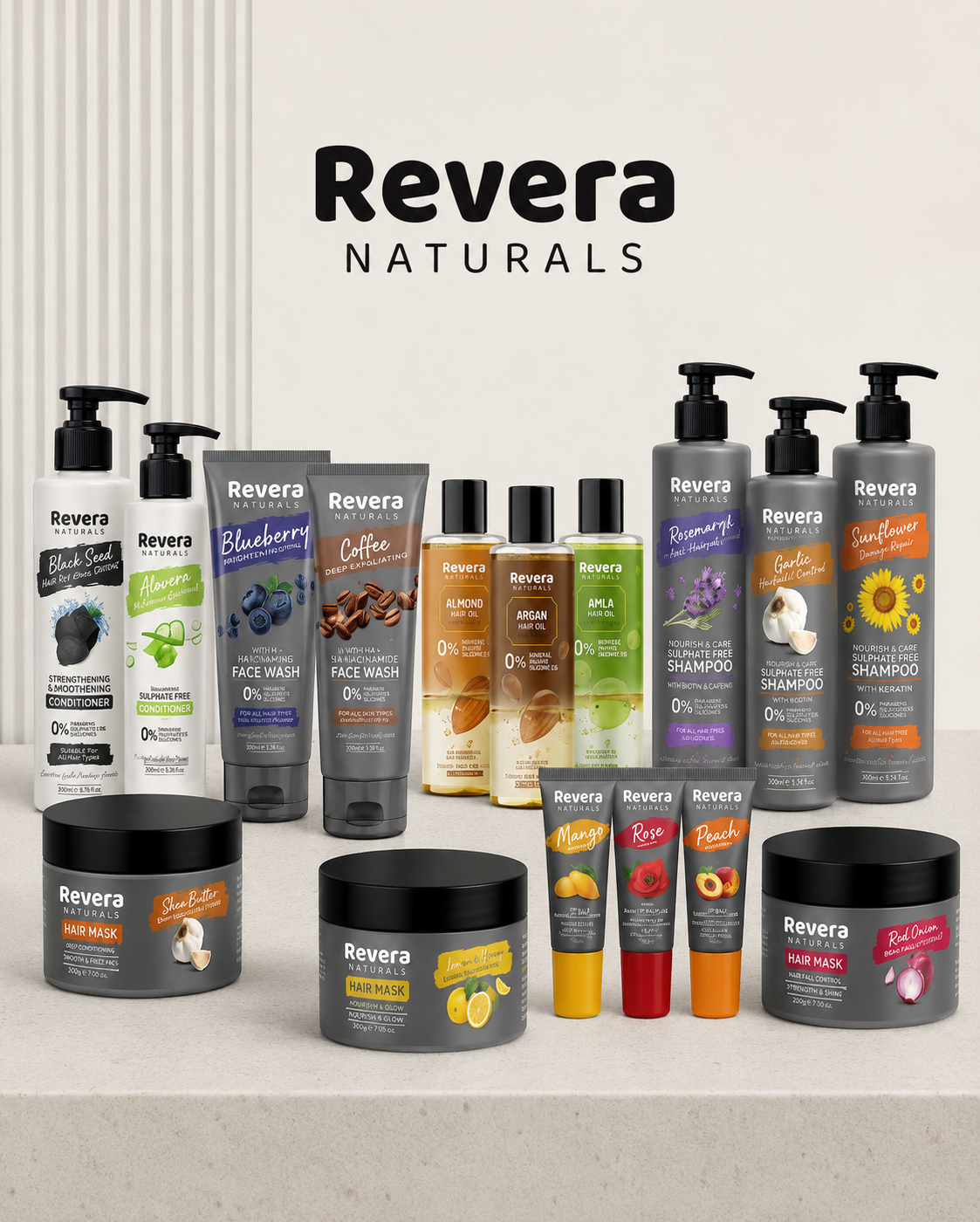 Revera hair and personal care products